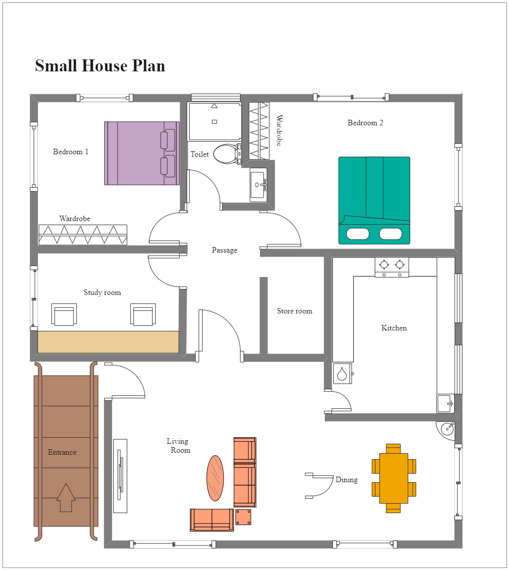 Small House Floor Design