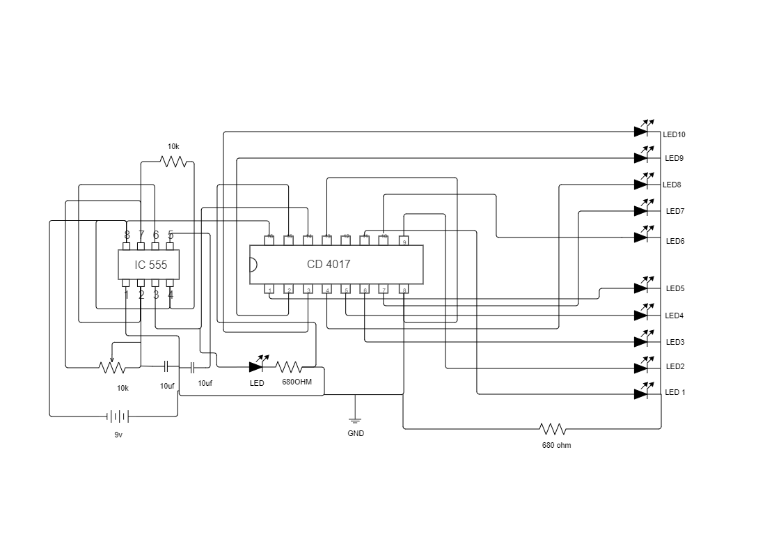 Light Bulb System Circuit Diagram | EdrawMax Template
