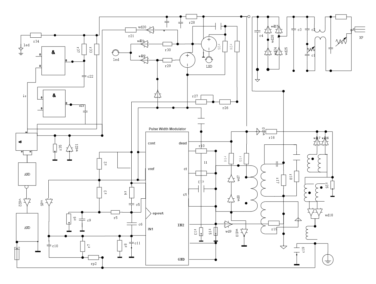 Standard Circuit Diagram EdrawMax Template