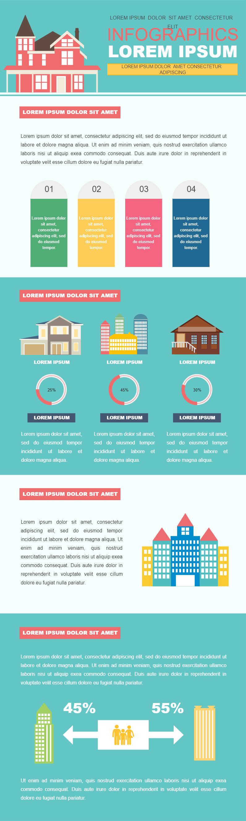 Housing Infographic | EdrawMax Template