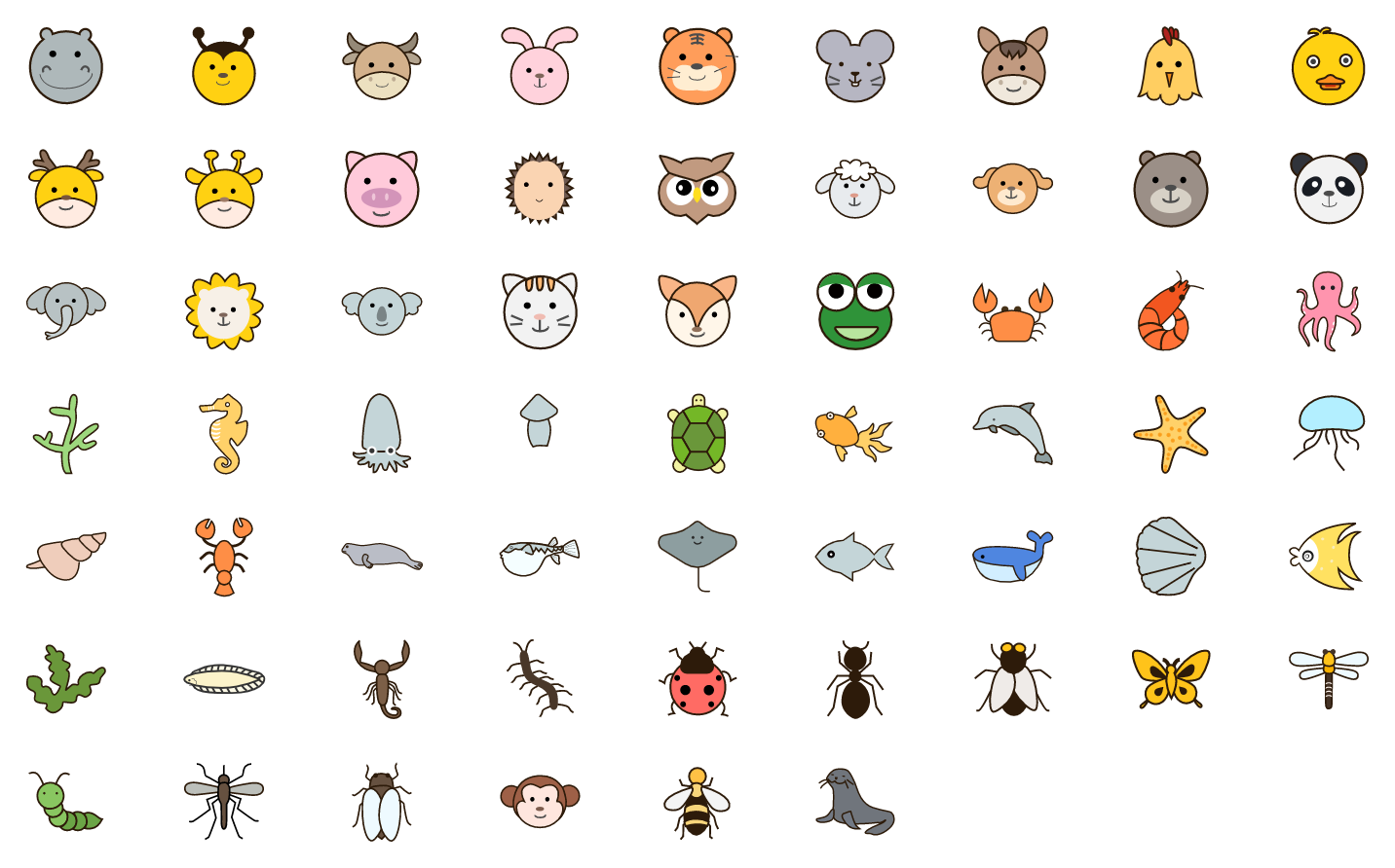 Animal Icons | EdrawMax Symbols