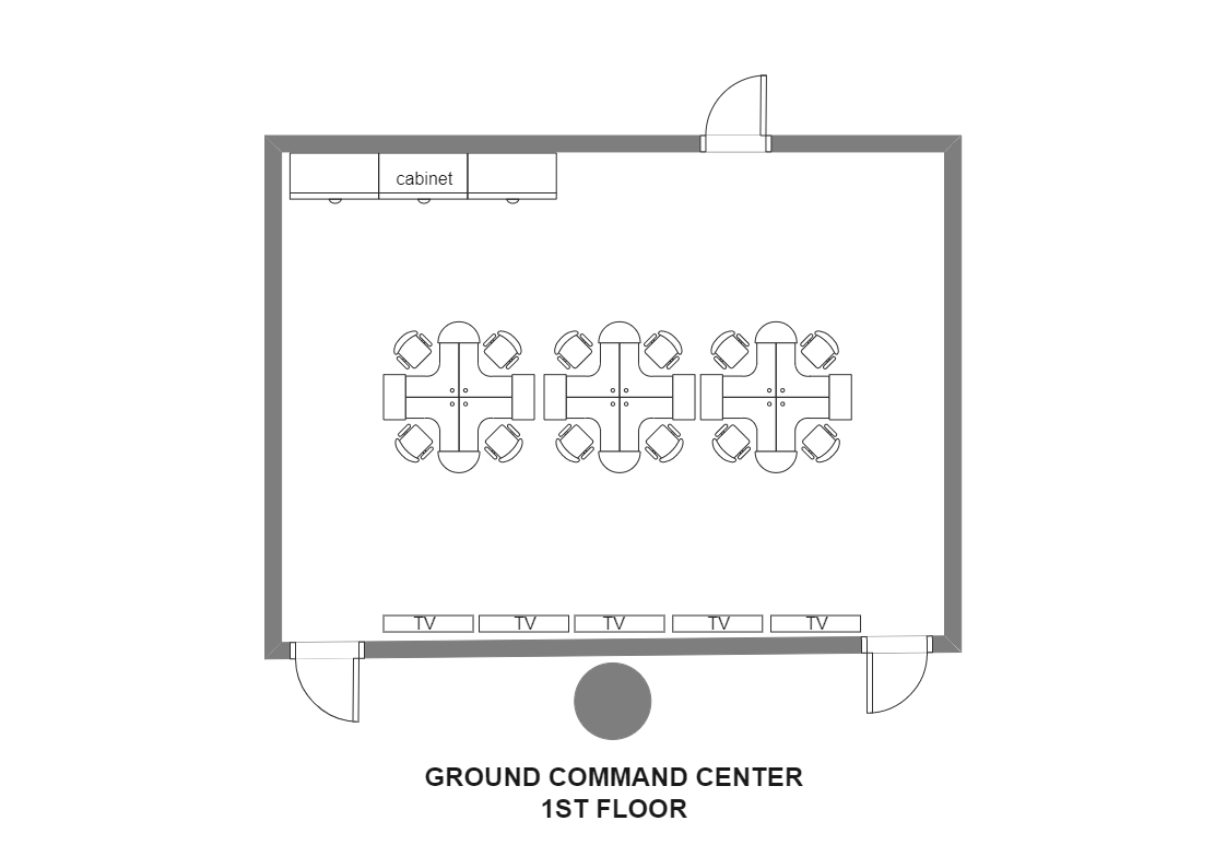 Ground Command Center Floor Plan