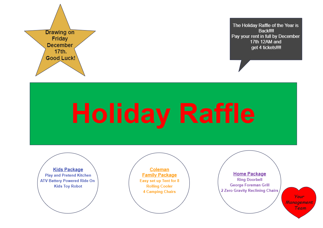 A Holiday Raffle is a gambling competition in which people obtain numbered tickets, each of which has the chance of winning a prize. It should be noted here that, in general, a holiday raffle flyer is considered a form of lottery poster. As such, a raffle