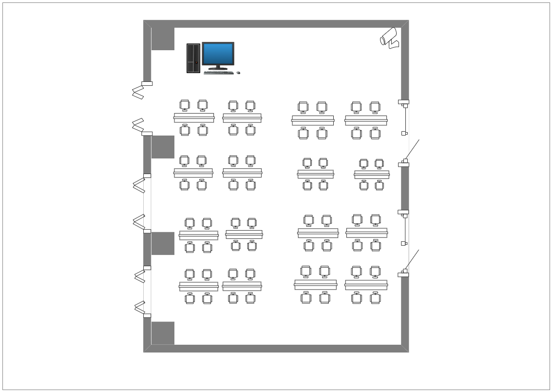 Classroom Seating Chart EdrawMax Templates