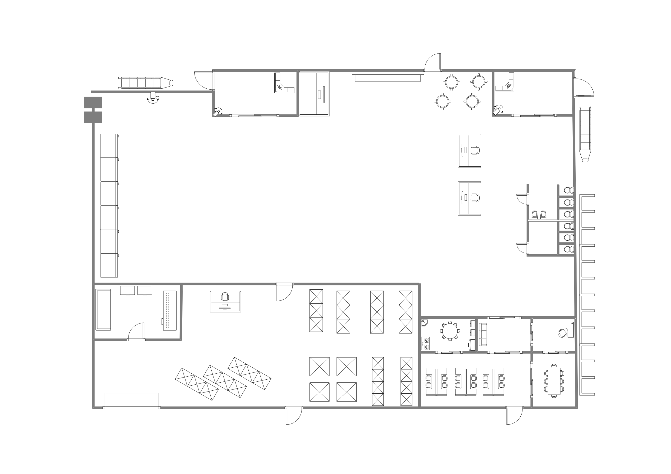 Retailing Store Floor Plan EdrawMax Templates