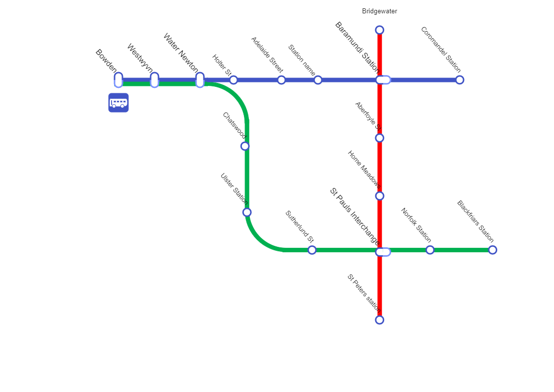 Bridgewater Subway is an underground railway system used to transport large passengers within urban and suburban areas. It should be noted here that a Bridgewater subway map shows how the subway lines are crooked rather than perfectly straight, reflecting