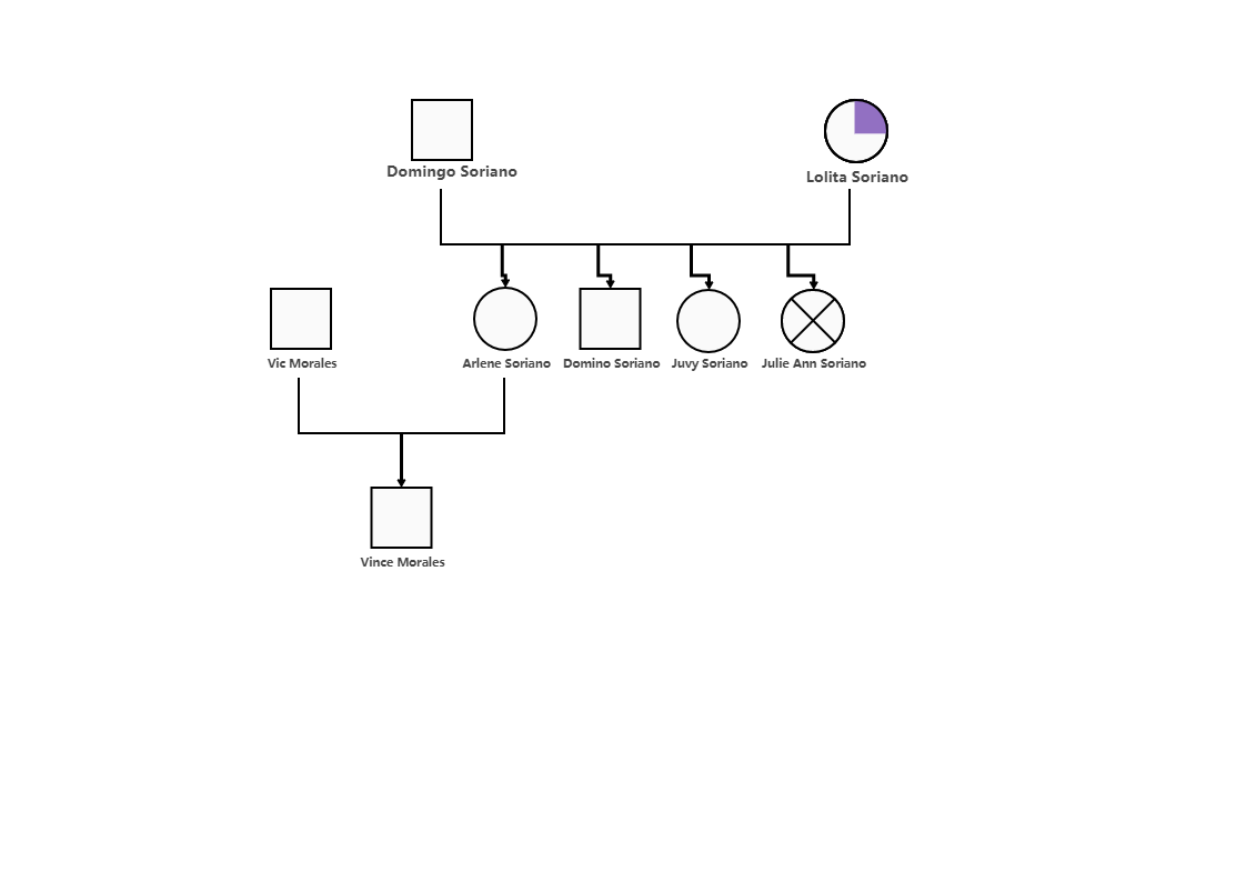 Soriano's Whole Family Genogram Structure