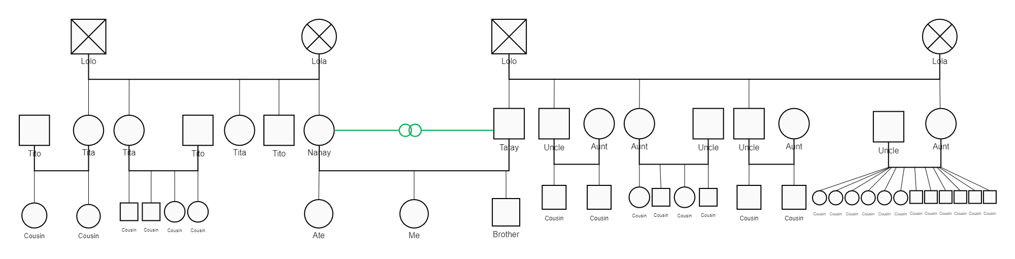 Entire Genogram Structure About Both Sides