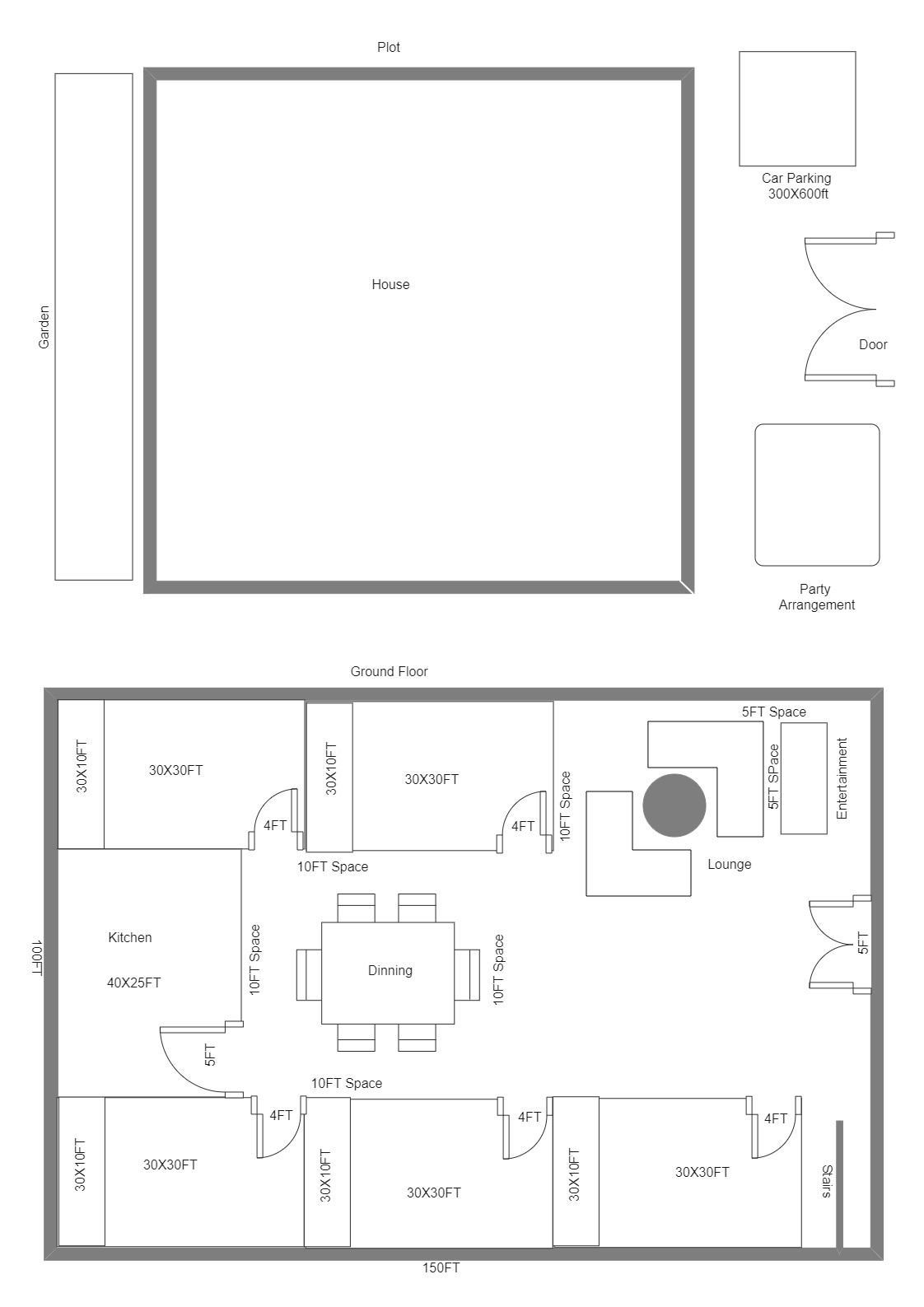 Rana Naskar's House Drawing Plan