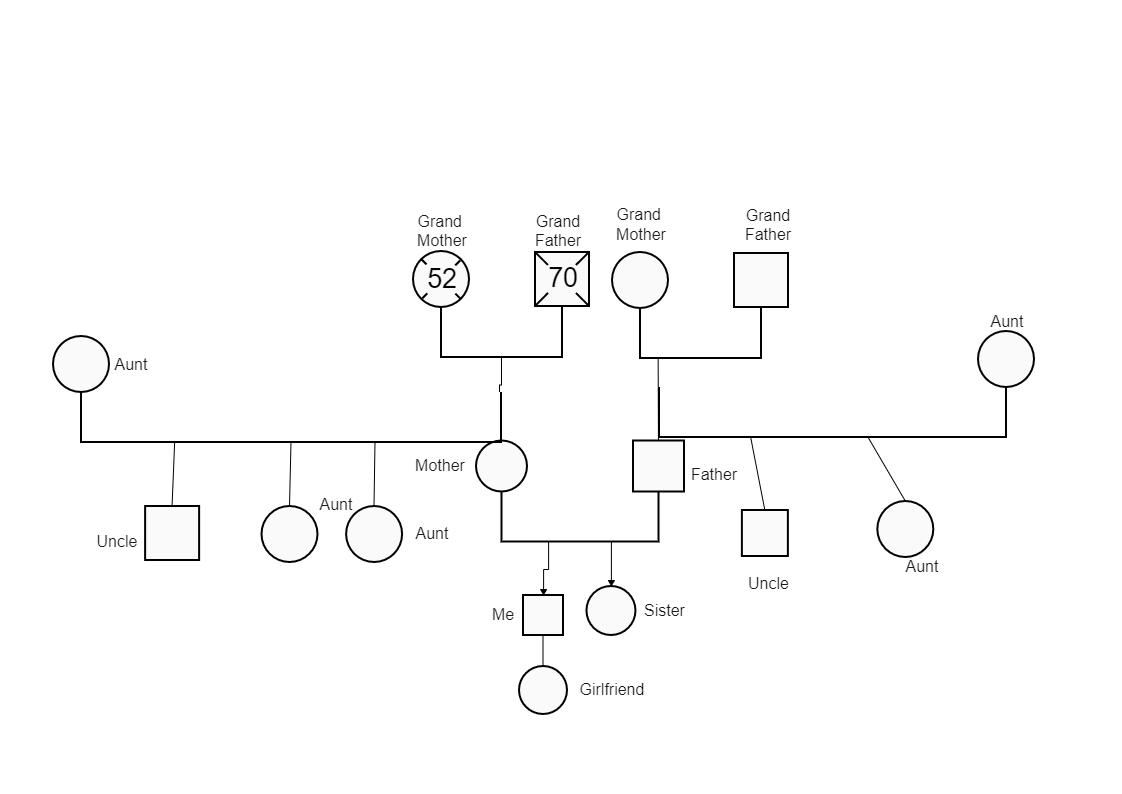 Paul's Family Relationship Tree Representation Diagram
