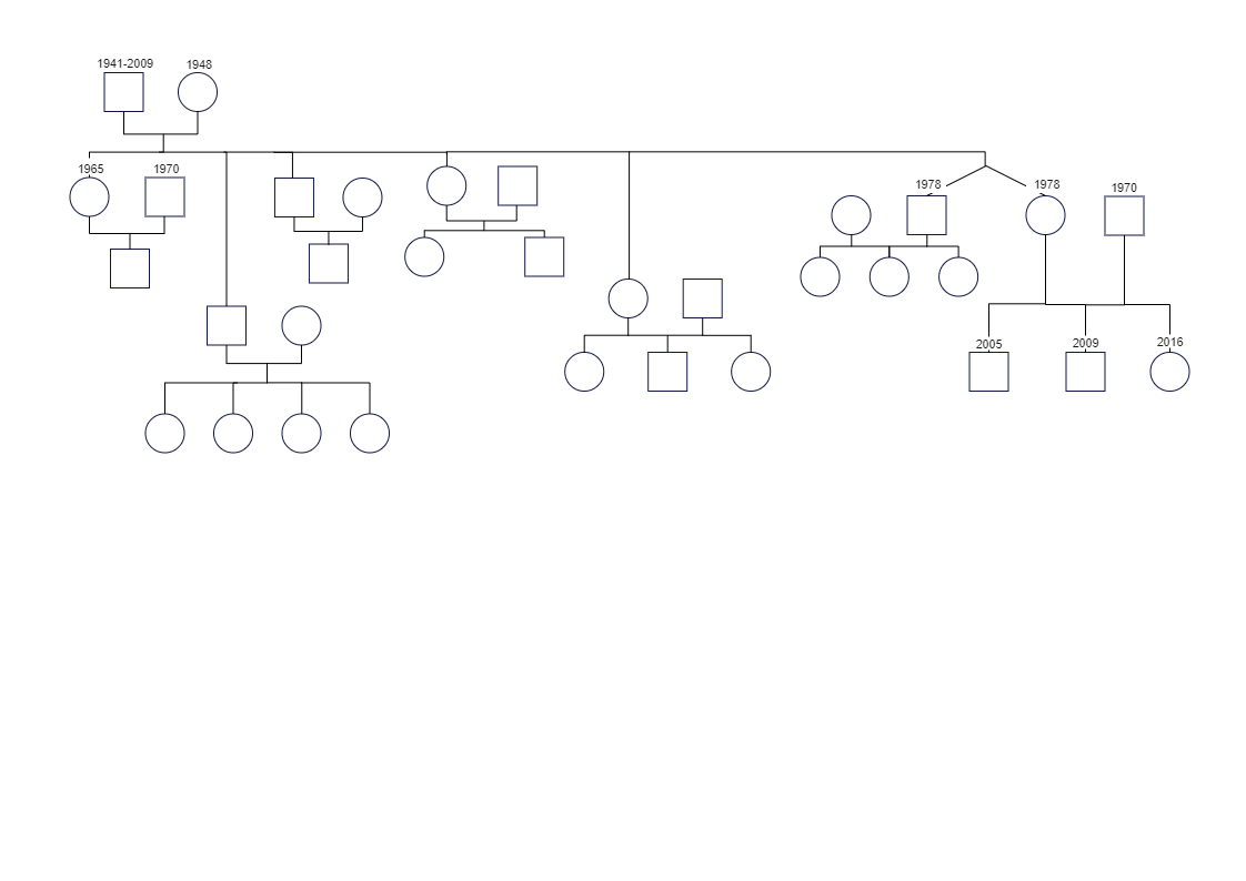 Free Family Relationship Tree Diagram Template