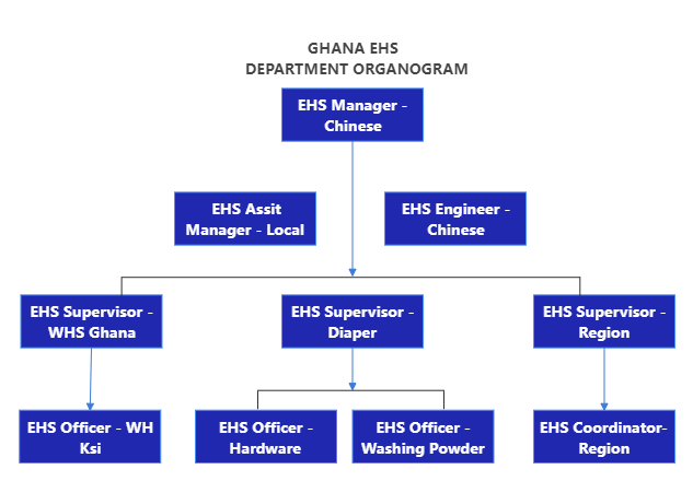 Ghana EHS DEPT - Organogram