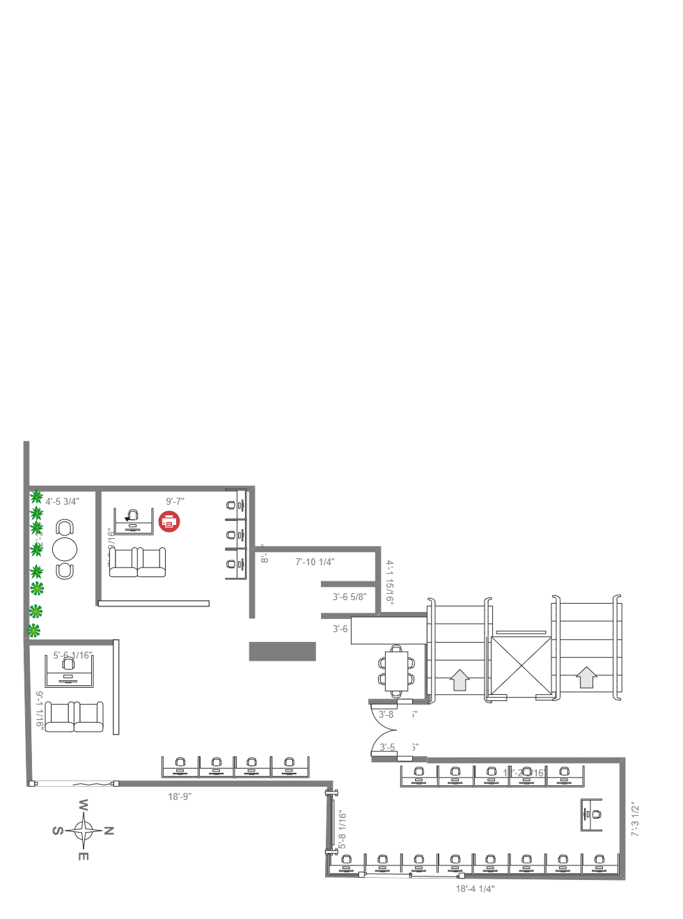 Office Flat Floor Plan