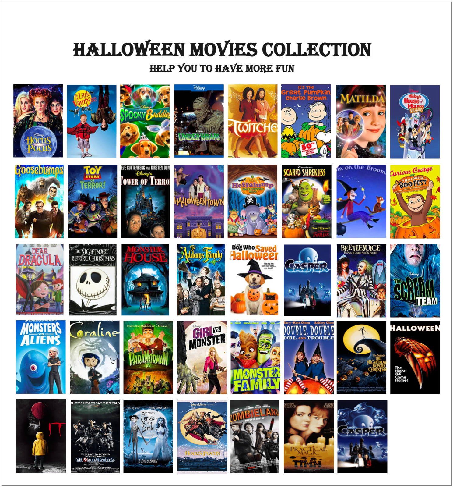 Halloween Movies Collection