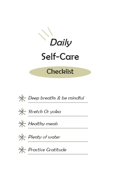New Year Plan For Self Care