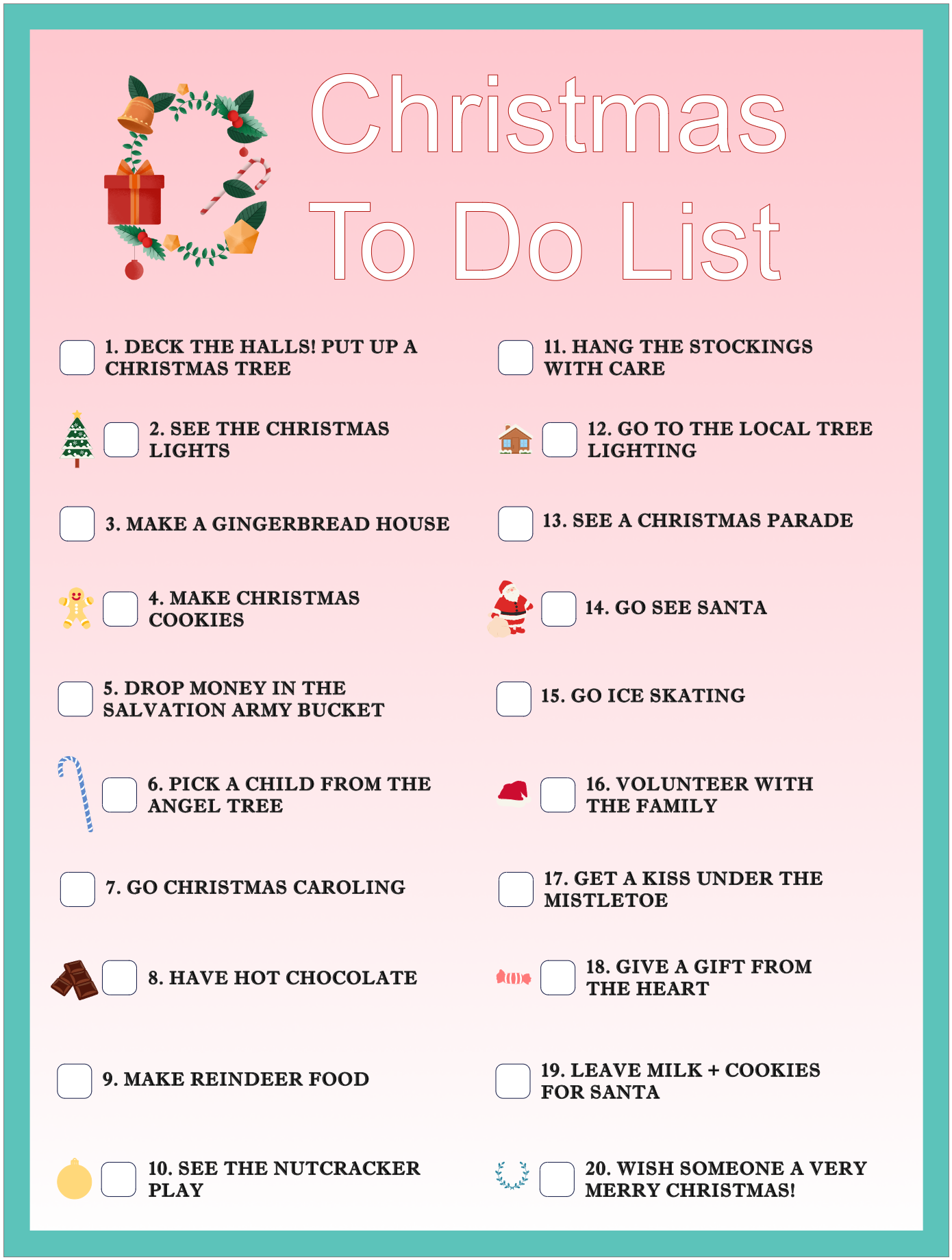My Christmas To Do List