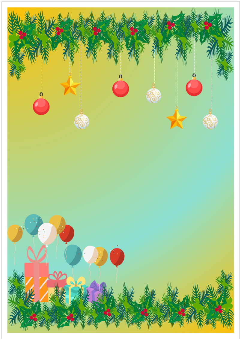 Christmas flyer background