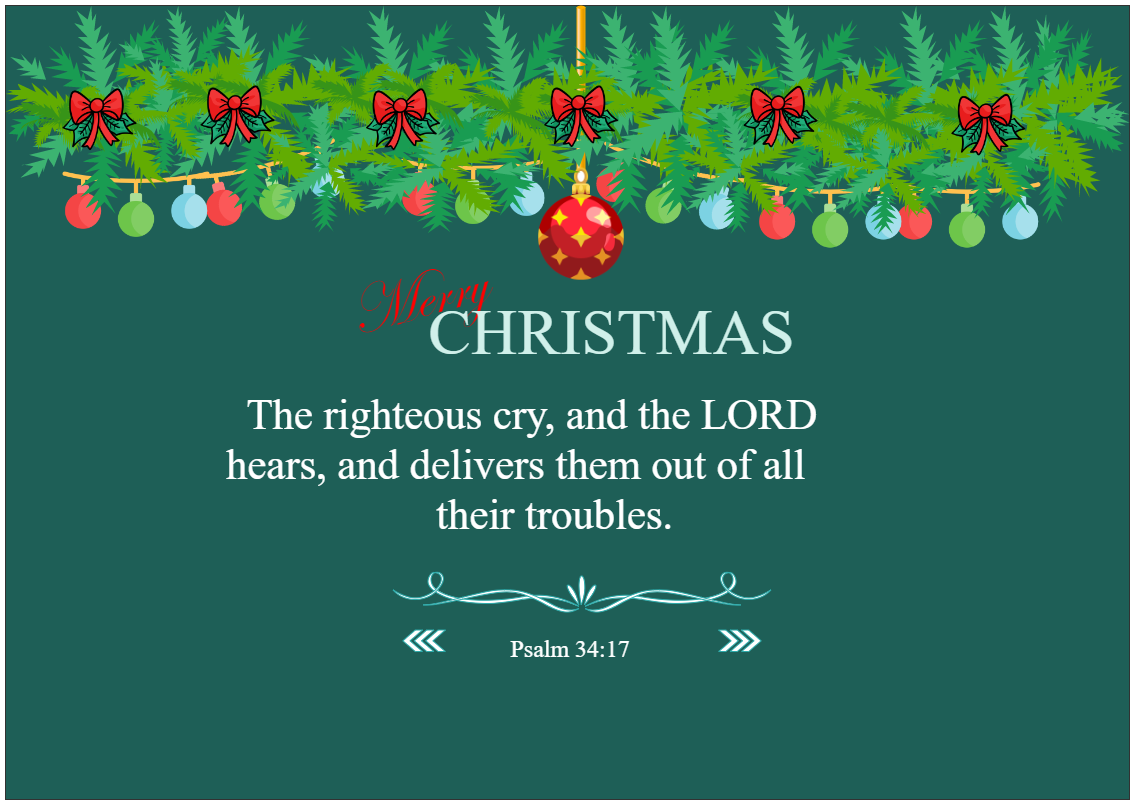 Catholic christmas bible quotes EdrawMax Template