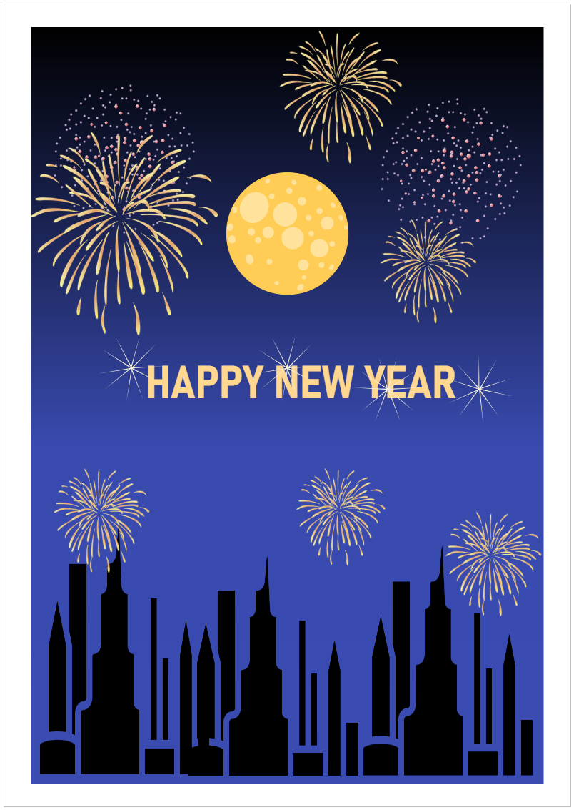 Happy new year poster ideas