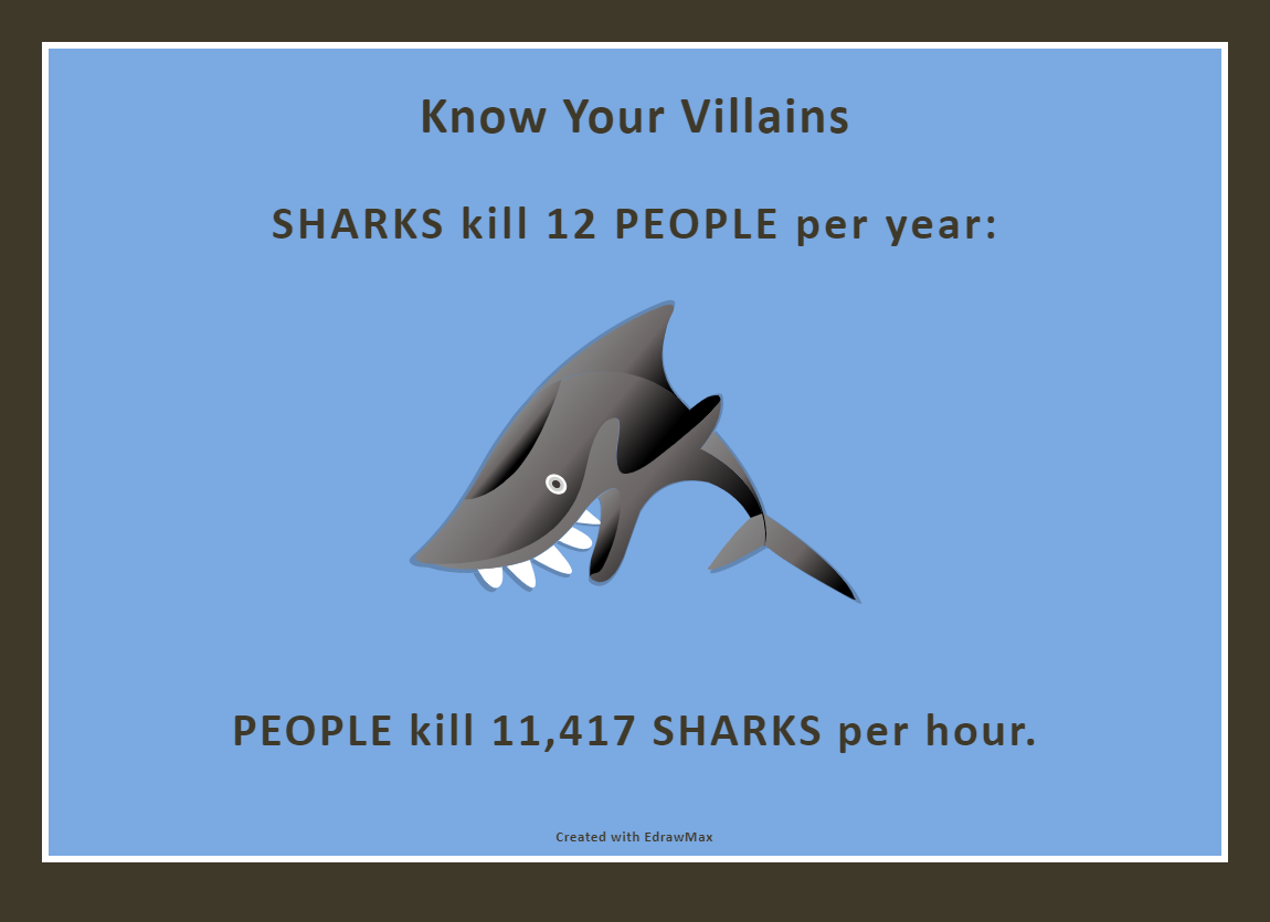 Protect Shark Infographic Diagram