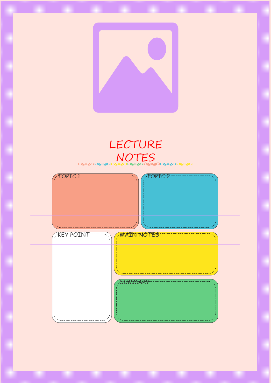 lecture-notes-edrawmax-template