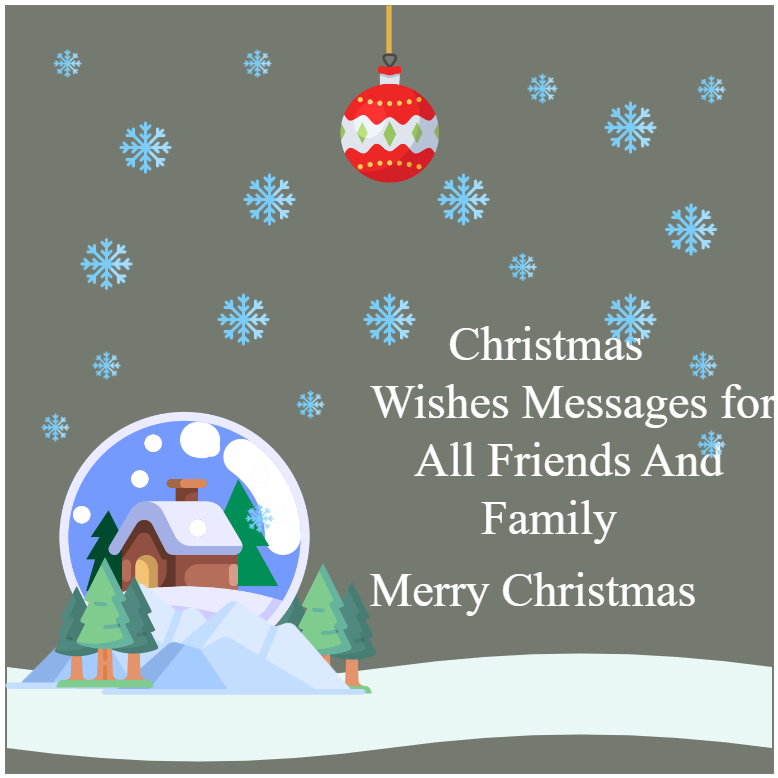Merry christmas wishes message