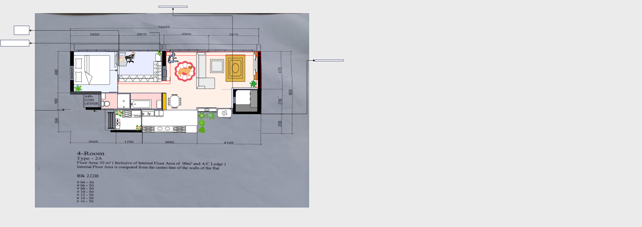 Here's a floor layout of the first floor of my flat. Floor plans are one such tool that, in the form of a scale drawing, connects physical aspects such as rooms, spaces, and entities such as furniture. In a nutshell, it is an architectural representation 