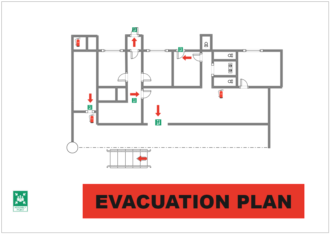 PDC Evacuation Plan | EdrawMax Template