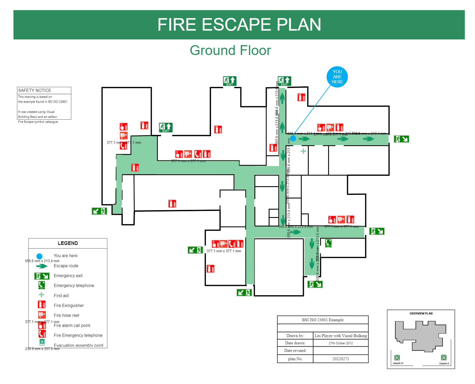 An office or residential fire escape plan will not only prepare your residents or employees for fires but rather for any emergency, whether that can be a natural disaster or any personal attack. Proper emergency evacuation planning will use multiple exits