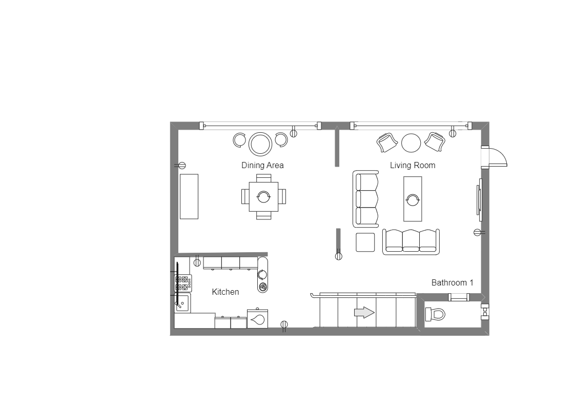 Modern Room Floor Plan