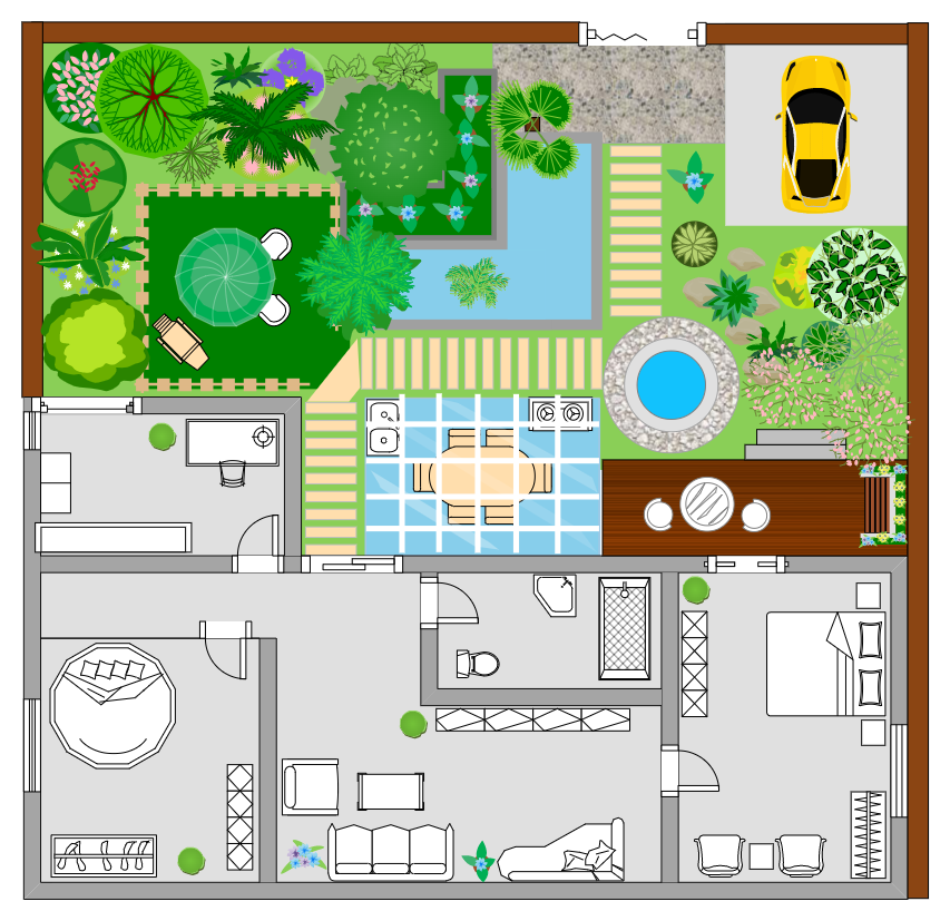 Garden Floor Plan Simple