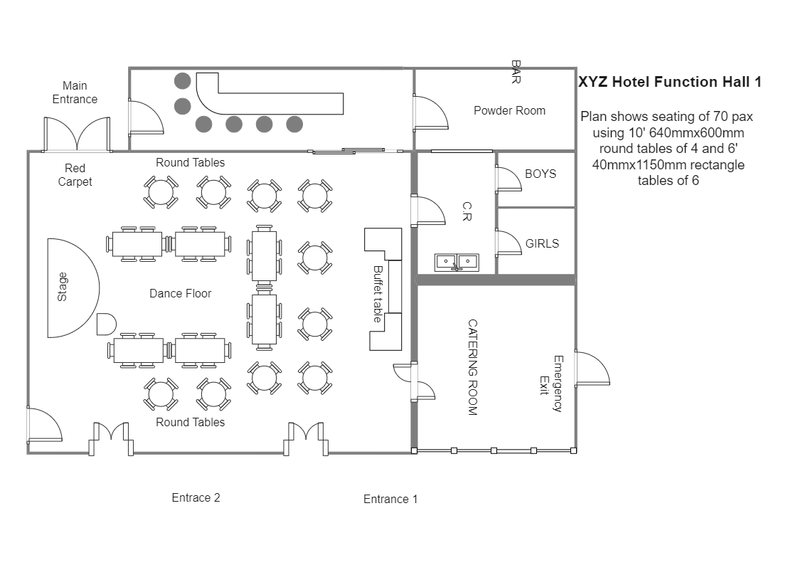 Almario Hotel Floor Plan