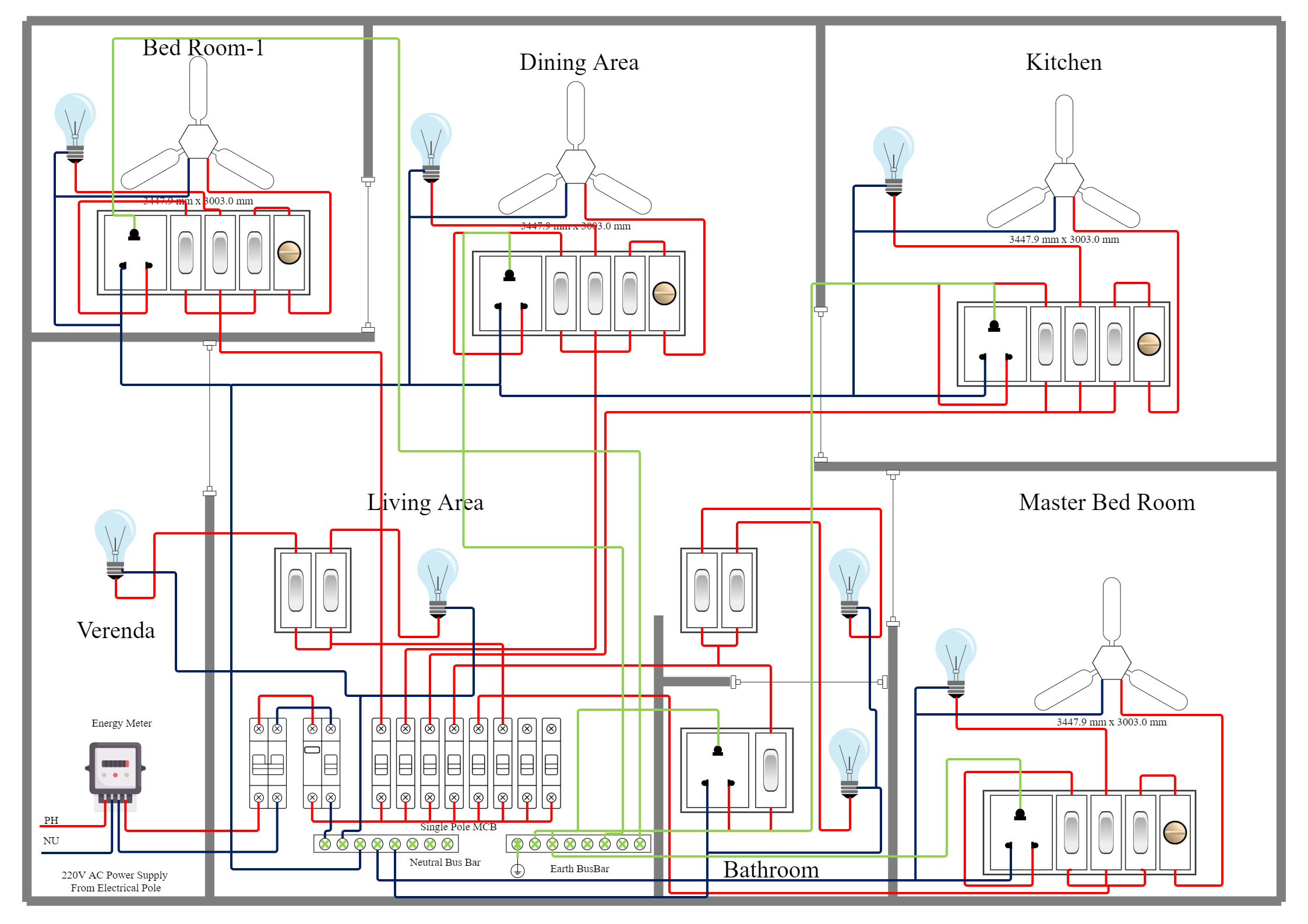 House Wiring Diagram Circuit Diagram