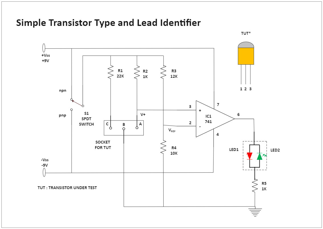 Type and Lead Identifier Circuit Diagram