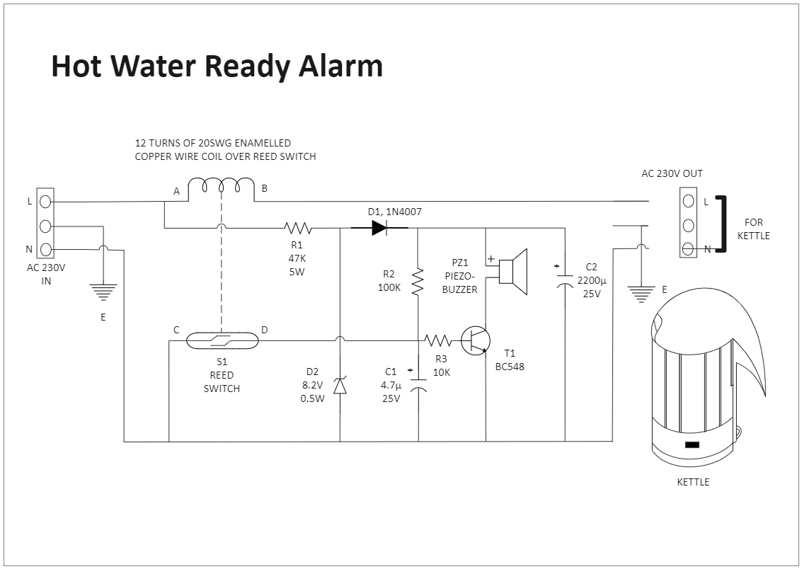 Ready Alarm Circuit Diagram