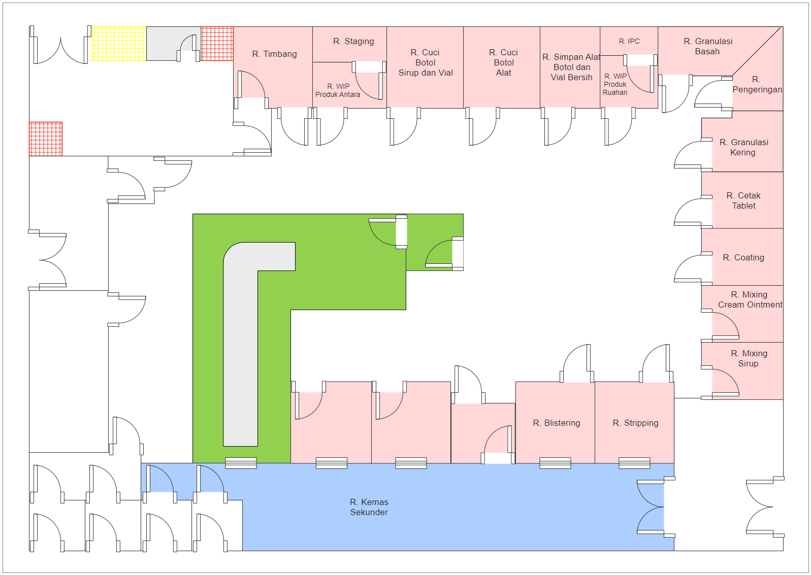 2D Floor Plan About Office