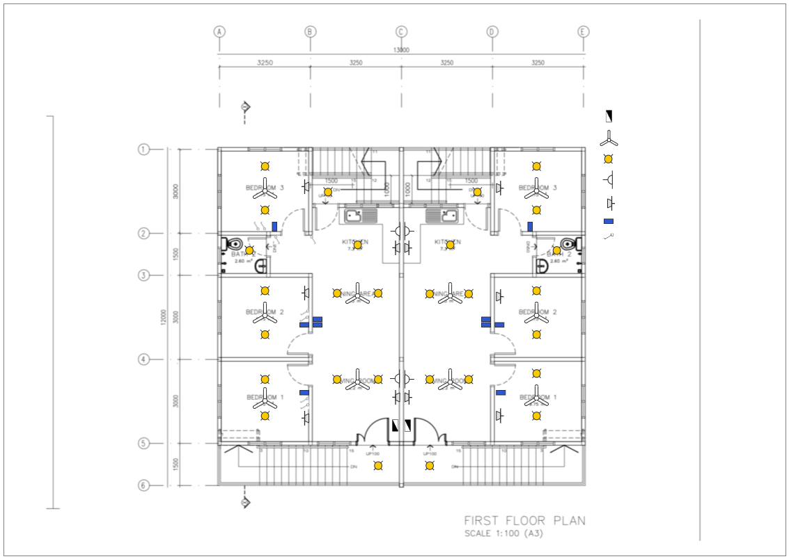 Electrical Fisrt Floor Plan