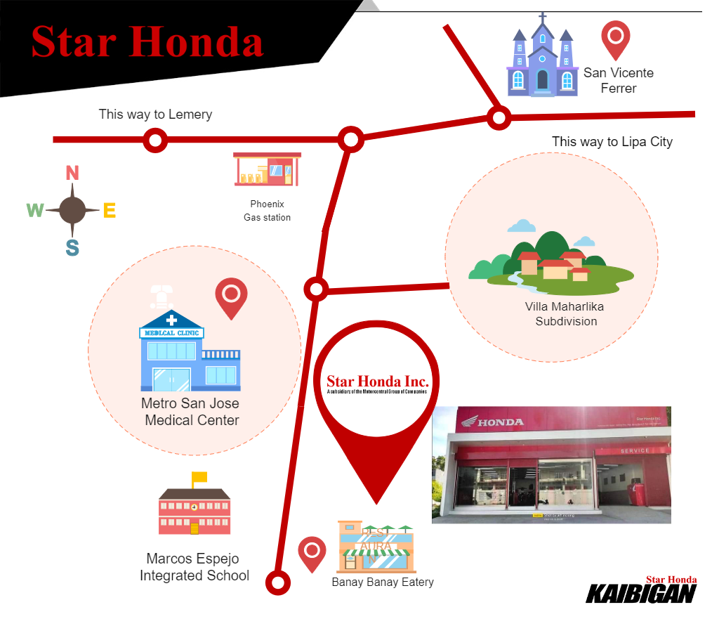 San Jose Star Honda Vicinity Map