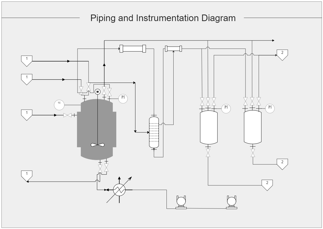 Pipe And Instrument Circuit Diagram 11