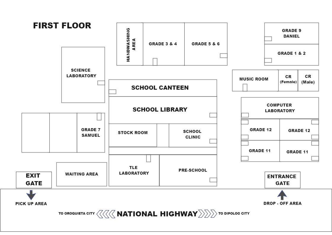 School First Floor Plan