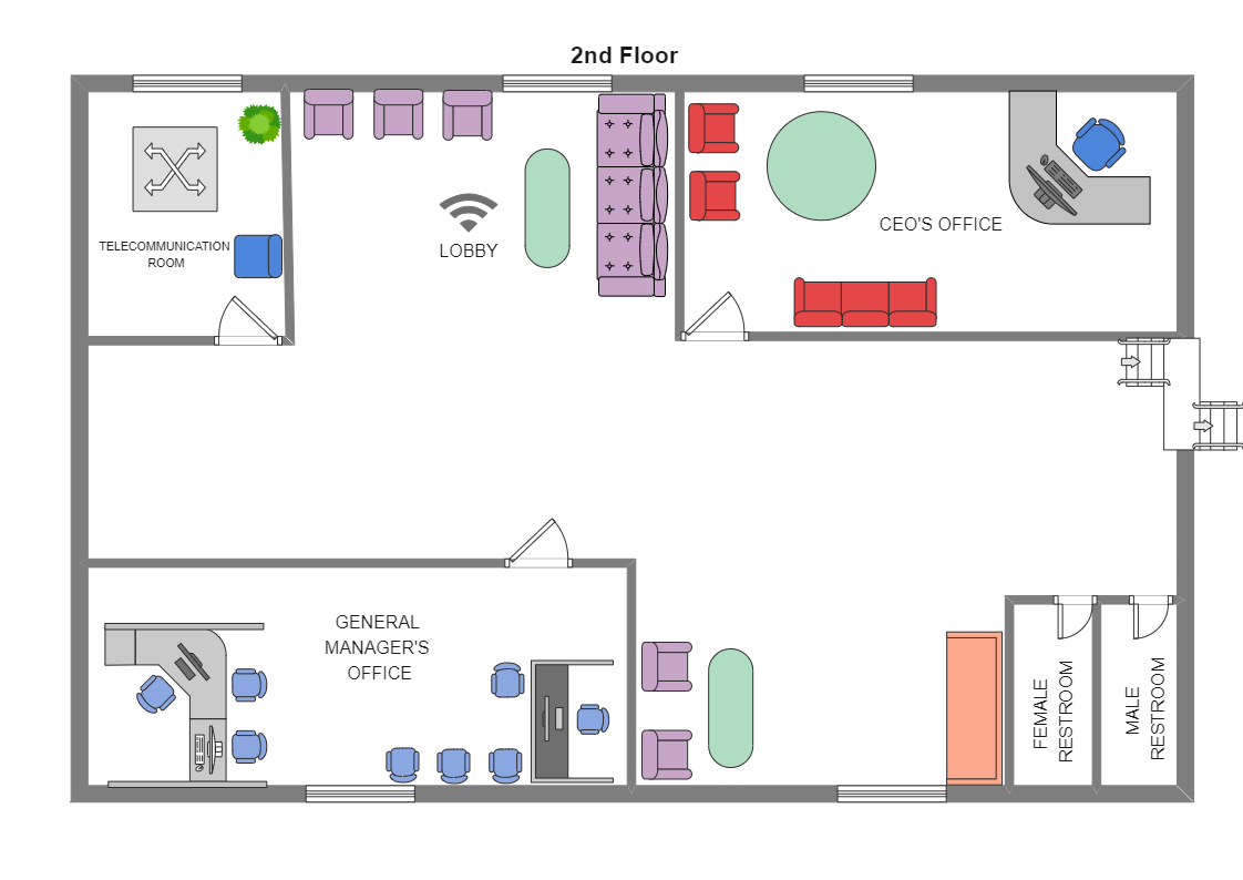 Second floor Office Plan