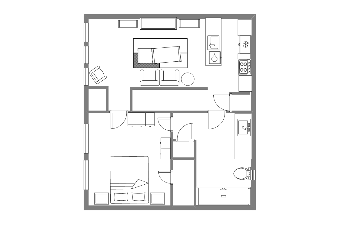 Floor Plan of Apartment
