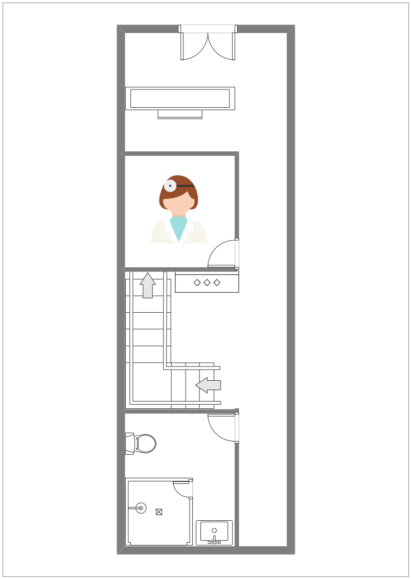 Doctor Room Floor Plan