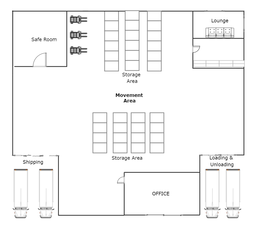 Warehouse Floor Plan Layout