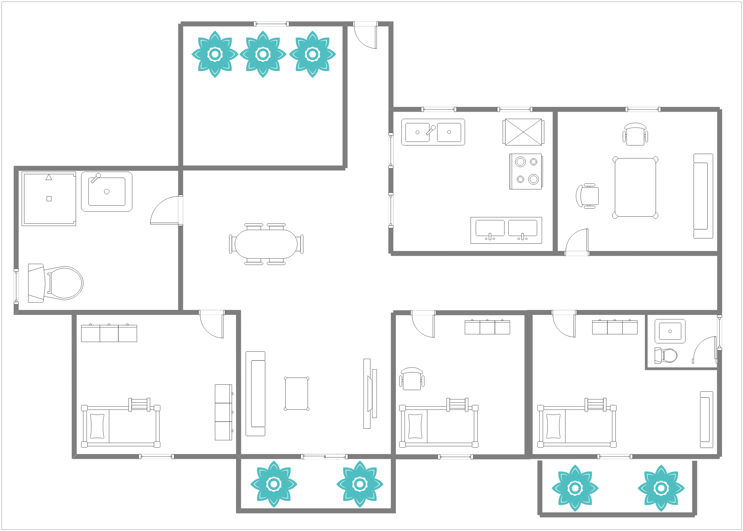 Hotel Floor Plan Sample