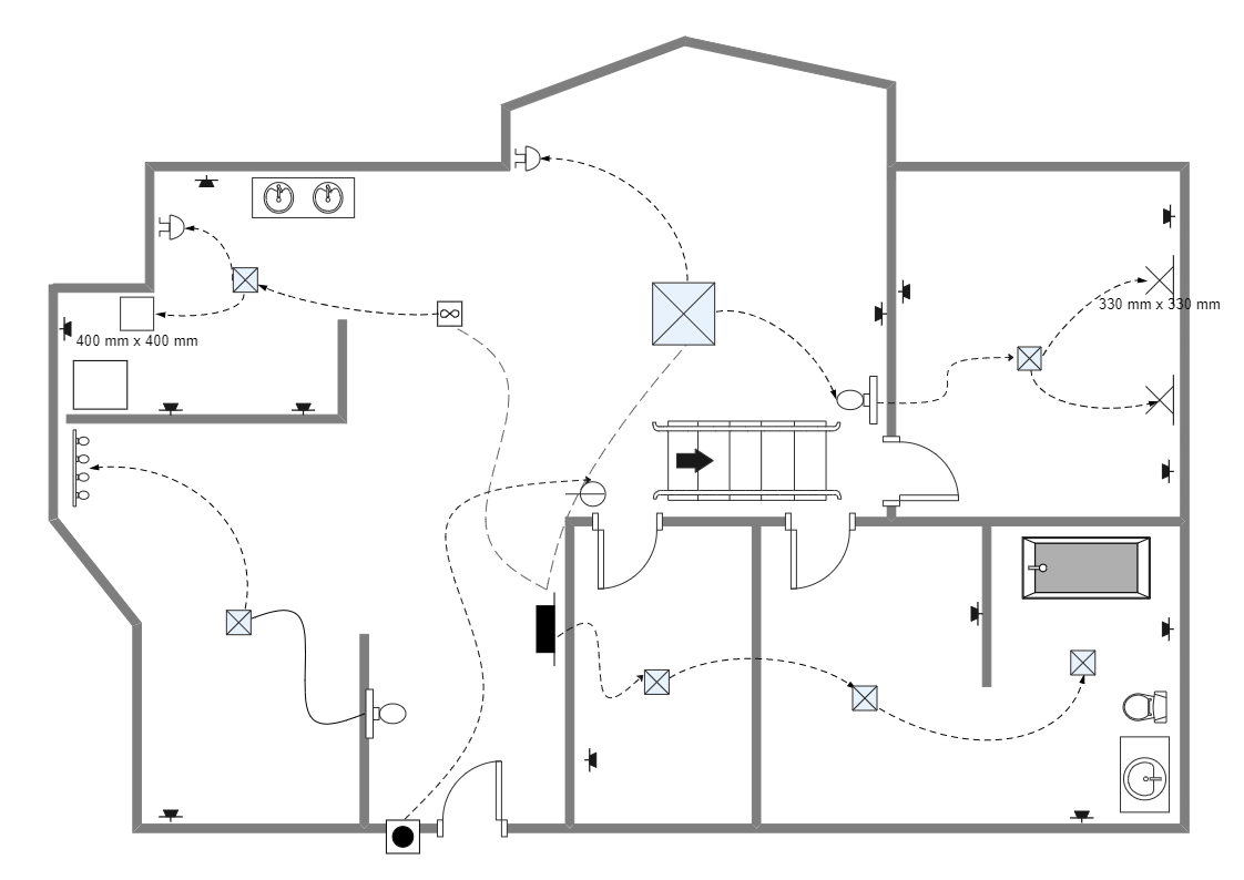 House Electrical Plan Example