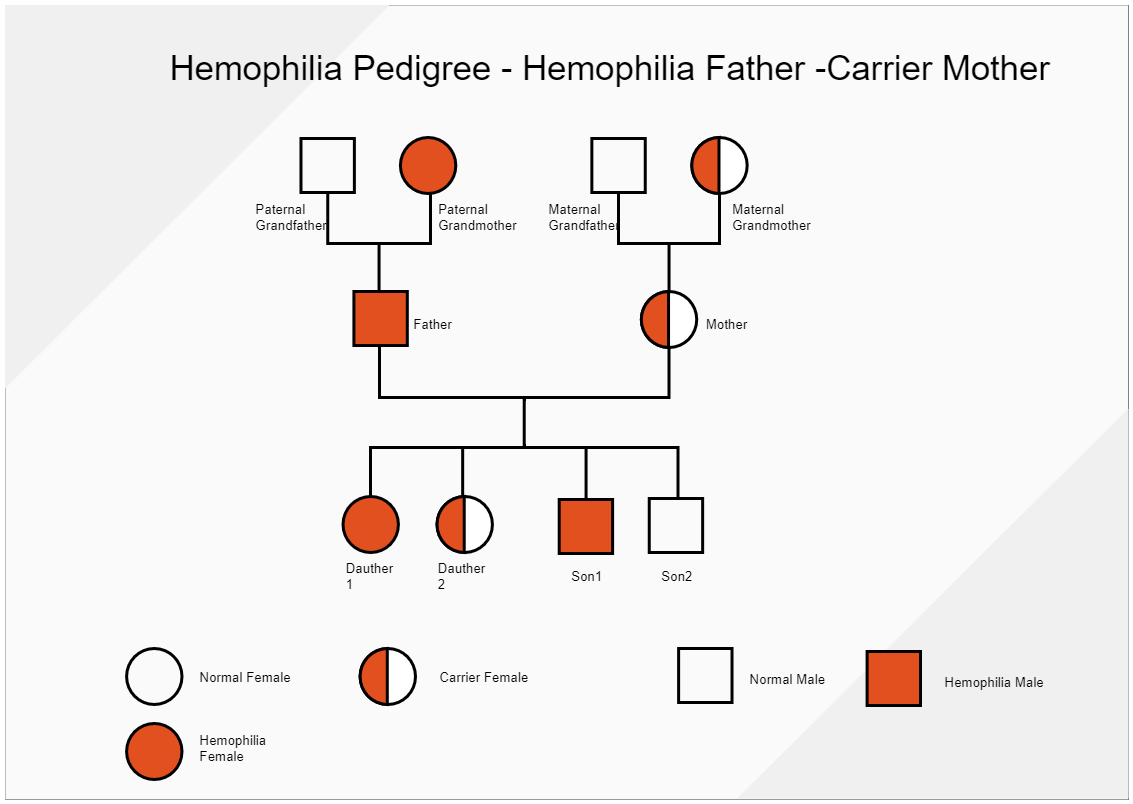 Hemophilia Genogram