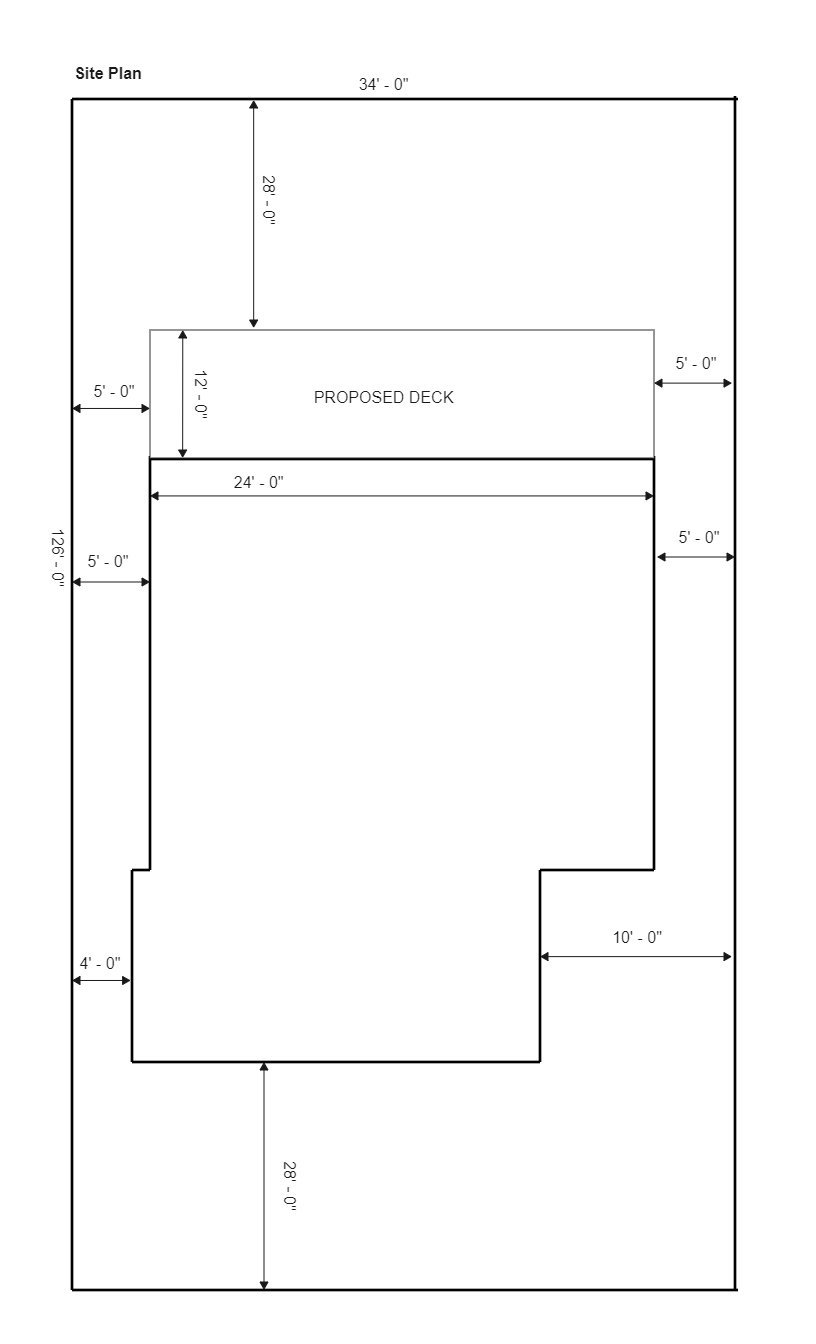 Simple Site Plan Example