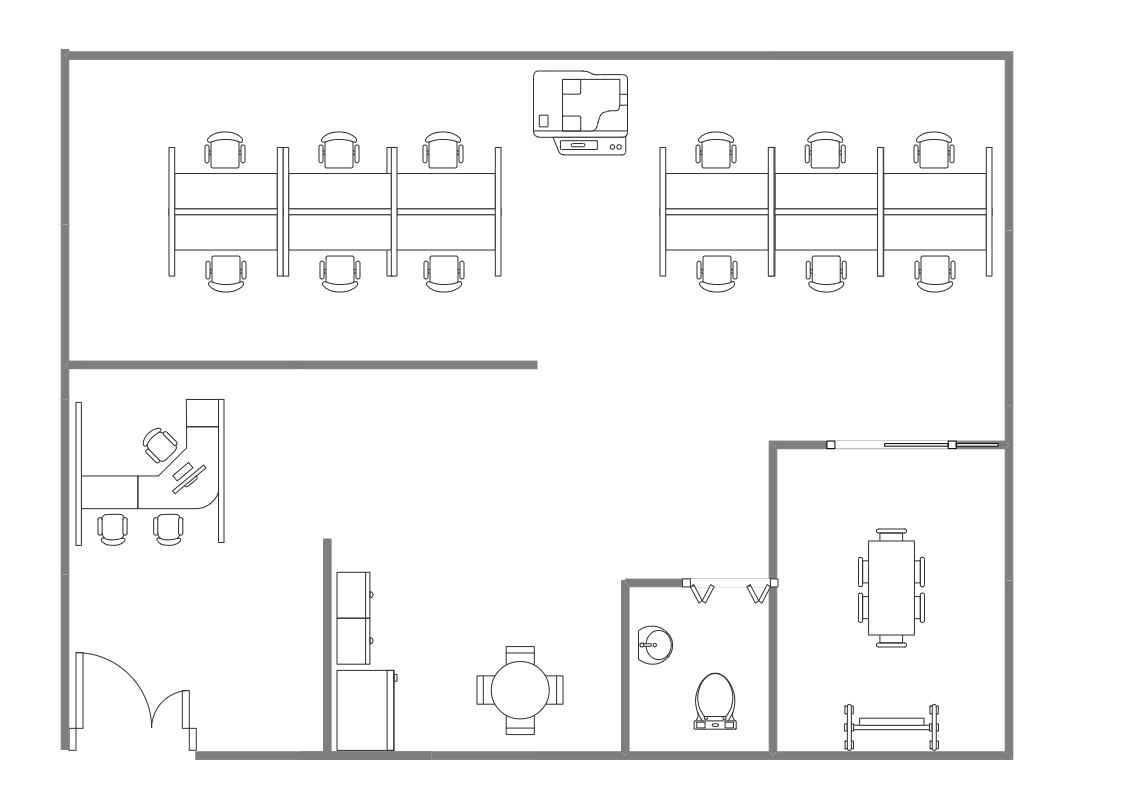 Mono Express office layout at Avenue Crest