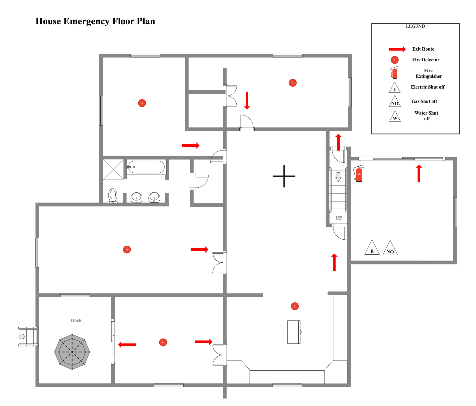 new-home-fire-escape-plan-flowchart-edrawmax-templates